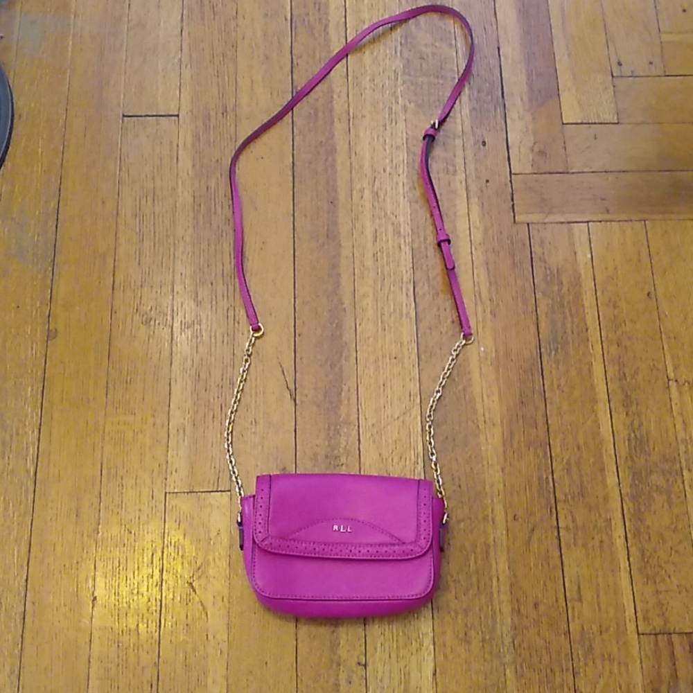 NWOT Ralph Lauren Mini Crossbody Magenta